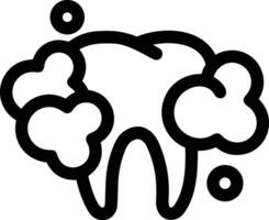 Zahn Zahnarzt Symbol Symbol Bild Vektor. Illustration von das Dental Medizin Symbol Design Grafik Bild vektor