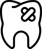 Zahn Zahnarzt Symbol Symbol Bild Vektor. Illustration von das Dental Medizin Symbol Design Grafik Bild vektor