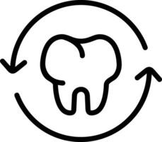 tand tandläkare ikon symbol bild vektor. illustration av de dental medicin symbol design grafisk bild vektor