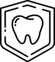 Zahn Zahnarzt Symbol Symbol Bild Vektor. Illustration von das Dental Medizin Symbol Design Grafik Bild vektor