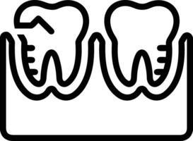 tand tandläkare ikon symbol bild vektor. illustration av de dental medicin symbol design grafisk bild vektor