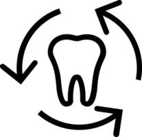 tand tandläkare ikon symbol bild vektor. illustration av de dental medicin symbol design grafisk bild vektor