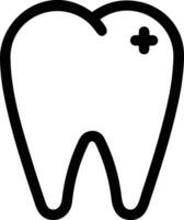 Zahn Zahnarzt Symbol Symbol Bild Vektor. Illustration von das Dental Medizin Symbol Design Grafik Bild vektor