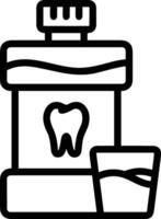 Zahn Zahnarzt Symbol Symbol Bild Vektor. Illustration von das Dental Medizin Symbol Design Grafik Bild vektor