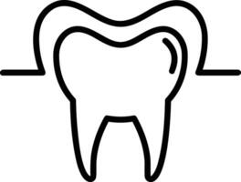 Zahn Zahnarzt Symbol Symbol Bild Vektor. Illustration von das Dental Medizin Symbol Design Grafik Bild vektor