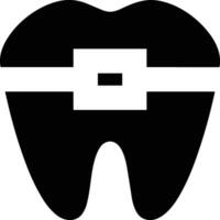 Zahn Zahnarzt Symbol Symbol Bild Vektor. Illustration von das Dental Medizin Symbol Design Grafik Bild vektor