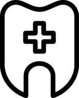 Zahn Zahnarzt Symbol Symbol Bild Vektor. Illustration von das Dental Medizin Symbol Design Grafik Bild vektor