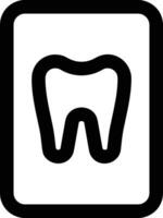 Zahn Zahnarzt Symbol Symbol Bild Vektor. Illustration von das Dental Medizin Symbol Design Grafik Bild vektor