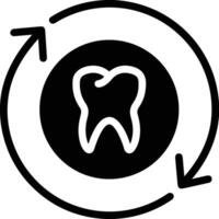 tand tandläkare ikon symbol bild vektor. illustration av de dental medicin symbol design grafisk bild vektor