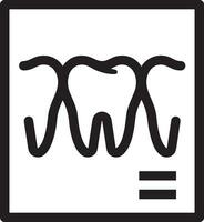 tand tandläkare ikon symbol bild vektor. illustration av de dental medicin symbol design grafisk bild vektor