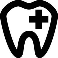 Zahn Zahnarzt Symbol Symbol Bild Vektor. Illustration von das Dental Medizin Symbol Design Grafik Bild vektor