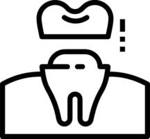 tand tandläkare ikon symbol bild vektor. illustration av de dental medicin symbol design grafisk bild vektor