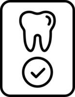 Zahn Zahnarzt Symbol Symbol Bild Vektor. Illustration von das Dental Medizin Symbol Design Grafik Bild vektor