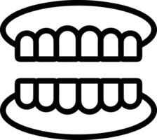 Zahn Zahnarzt Symbol Symbol Bild Vektor. Illustration von das Dental Medizin Symbol Design Grafik Bild vektor