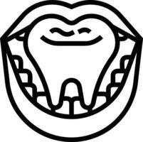 tand tandläkare ikon symbol bild vektor. illustration av de dental medicin symbol design grafisk bild vektor