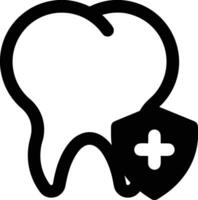 Zahn Zahnarzt Symbol Symbol Bild Vektor. Illustration von das Dental Medizin Symbol Design Grafik Bild vektor