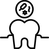 Zahn Zahnarzt Symbol Symbol Bild Vektor. Illustration von das Dental Medizin Symbol Design Grafik Bild vektor