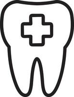 tand tandläkare ikon symbol bild vektor. illustration av de dental medicin symbol design grafisk bild vektor