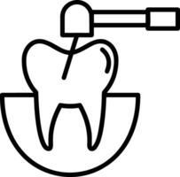 tand tandläkare ikon symbol bild vektor. illustration av de dental medicin symbol design grafisk bild vektor