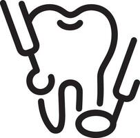 tand tandläkare ikon symbol bild vektor. illustration av de dental medicin symbol design grafisk bild vektor