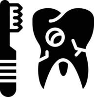 tand tandläkare ikon symbol bild vektor. illustration av de dental medicin symbol design grafisk bild vektor