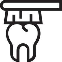 tand tandläkare ikon symbol bild vektor. illustration av de dental medicin symbol design grafisk bild vektor