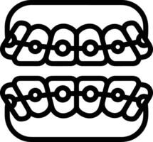 tand tandläkare ikon symbol bild vektor. illustration av de dental medicin symbol design grafisk bild vektor