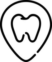 tand tandläkare ikon symbol bild vektor. illustration av de dental medicin symbol design grafisk bild vektor