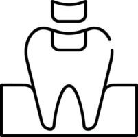 tand tandläkare ikon symbol bild vektor. illustration av de dental medicin symbol design grafisk bild vektor