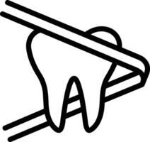 Zahn Zahnarzt Symbol Symbol Bild Vektor. Illustration von das Dental Medizin Symbol Design Grafik Bild vektor