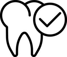 Zahn Zahnarzt Symbol Symbol Bild Vektor. Illustration von das Dental Medizin Symbol Design Grafik Bild vektor