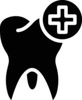 Zahn Zahnarzt Symbol Symbol Bild Vektor. Illustration von das Dental Medizin Symbol Design Grafik Bild vektor