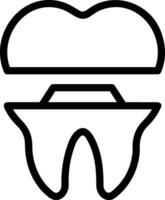 tand tandläkare ikon symbol bild vektor. illustration av de dental medicin symbol design grafisk bild vektor