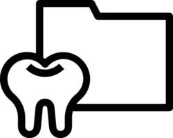 Zahn Zahnarzt Symbol Symbol Bild Vektor. Illustration von das Dental Medizin Symbol Design Grafik Bild vektor