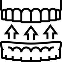 tand tandläkare ikon symbol bild vektor. illustration av de dental medicin symbol design grafisk bild vektor