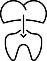 tand tandläkare ikon symbol bild vektor. illustration av de dental medicin symbol design grafisk bild vektor