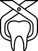 Zahn Zahnarzt Symbol Symbol Bild Vektor. Illustration von das Dental Medizin Symbol Design Grafik Bild vektor