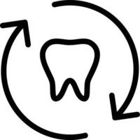 tand tandläkare ikon symbol bild vektor. illustration av de dental medicin symbol design grafisk bild vektor