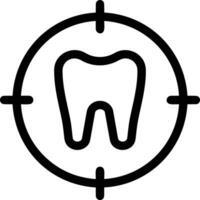 Zahn Zahnarzt Symbol Symbol Bild Vektor. Illustration von das Dental Medizin Symbol Design Grafik Bild vektor