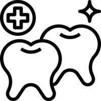 Zahn Zahnarzt Symbol Symbol Bild Vektor. Illustration von das Dental Medizin Symbol Design Grafik Bild vektor