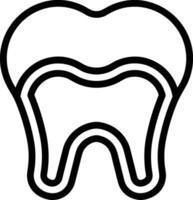 Zahn Zahnarzt Symbol Symbol Bild Vektor. Illustration von das Dental Medizin Symbol Design Grafik Bild vektor