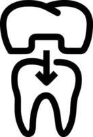 tand tandläkare ikon symbol bild vektor. illustration av de dental medicin symbol design grafisk bild vektor