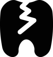 Zahn Zahnarzt Symbol Symbol Bild Vektor. Illustration von das Dental Medizin Symbol Design Grafik Bild vektor