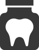 tand tandläkare ikon symbol bild vektor. illustration av de dental medicin symbol design grafisk bild vektor