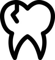 Zahn Zahnarzt Symbol Symbol Bild Vektor. Illustration von das Dental Medizin Symbol Design Grafik Bild vektor