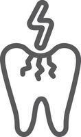 tand tandläkare ikon symbol bild vektor. illustration av de dental medicin symbol design grafisk bild vektor