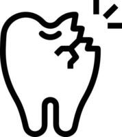 Zahn Zahnarzt Symbol Symbol Bild Vektor. Illustration von das Dental Medizin Symbol Design Grafik Bild vektor