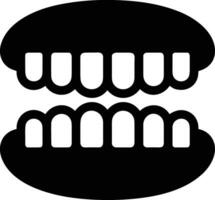 Zahn Zahnarzt Symbol Symbol Bild Vektor. Illustration von das Dental Medizin Symbol Design Grafik Bild vektor