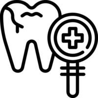 tand tandläkare ikon symbol bild vektor. illustration av de dental medicin symbol design grafisk bild vektor