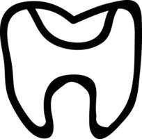 Zahn Zahnarzt Symbol Symbol Bild Vektor. Illustration von das Dental Medizin Symbol Design Grafik Bild vektor